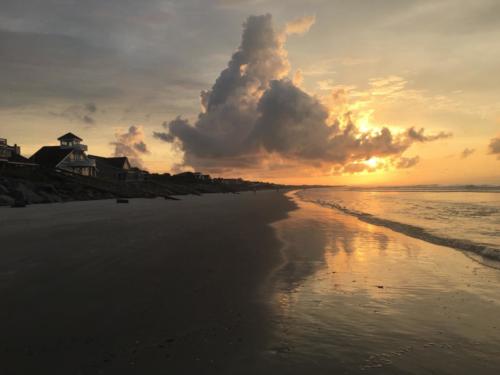 Sunset on the sand